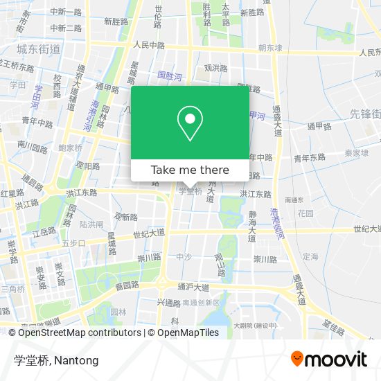 学堂桥 map