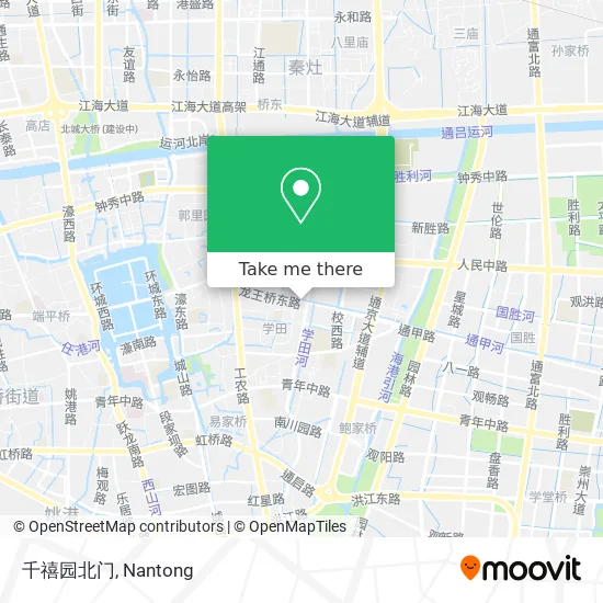 千禧园北门 map