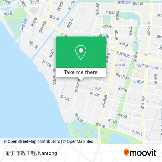 新开市政工程 map