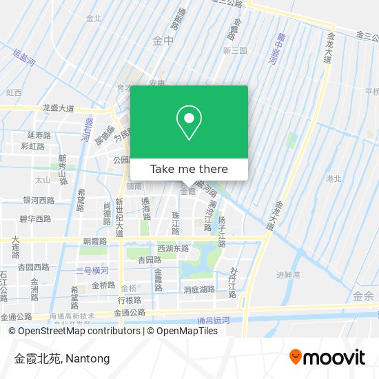 金霞北苑 map