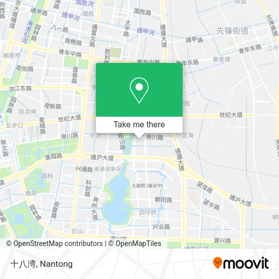 十八湾 map