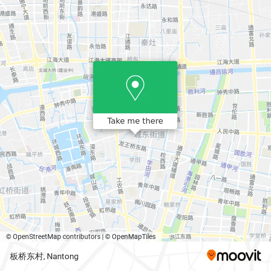 板桥东村 map