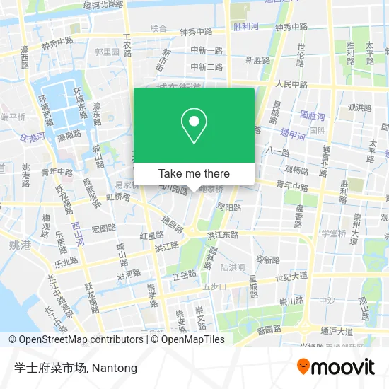 学士府菜市场 map