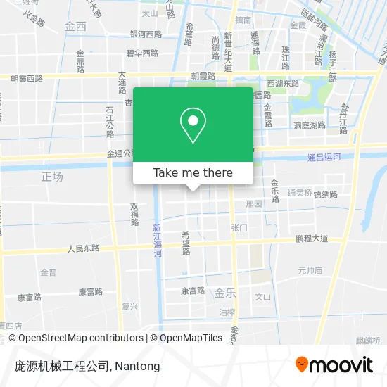 庞源机械工程公司 map