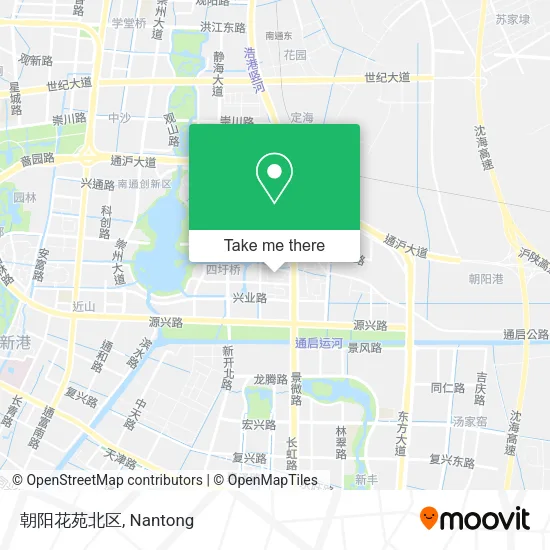 朝阳花苑北区 map