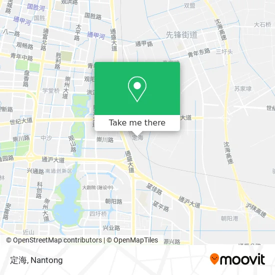 定海 map
