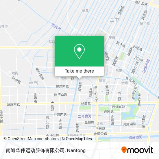 南通华伟运动服饰有限公司 map