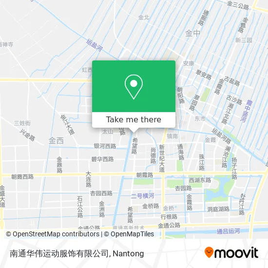南通华伟运动服饰有限公司 map