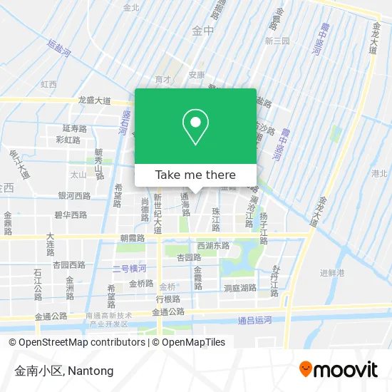 金南小区 map