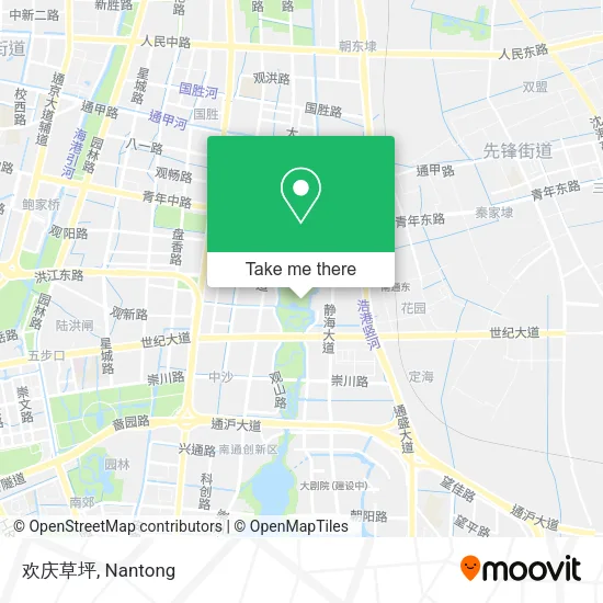 欢庆草坪 map