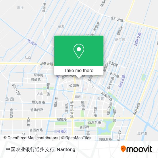 中国农业银行通州支行 map