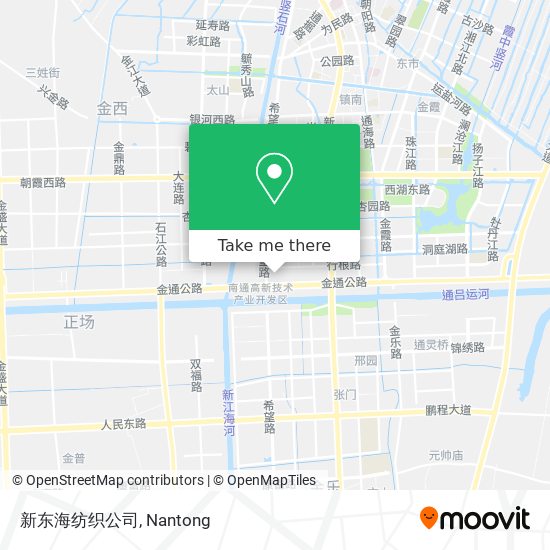 新东海纺织公司 map