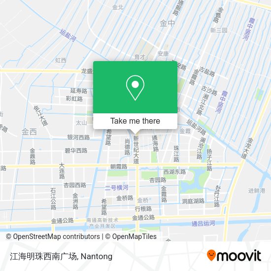 江海明珠西南广场 map