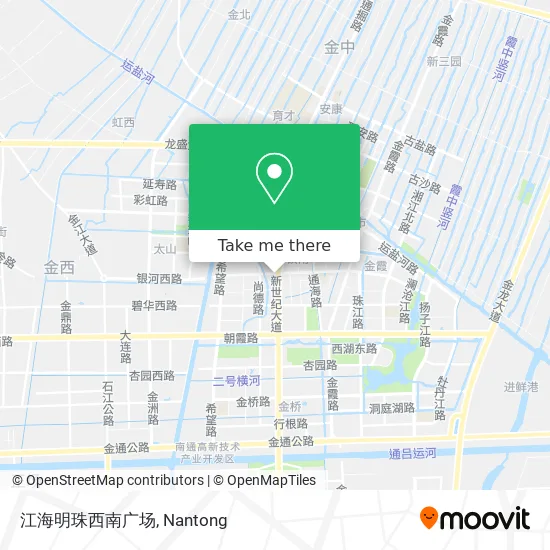 江海明珠西南广场 map
