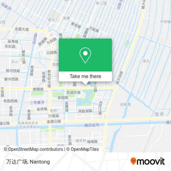 万达广场 map