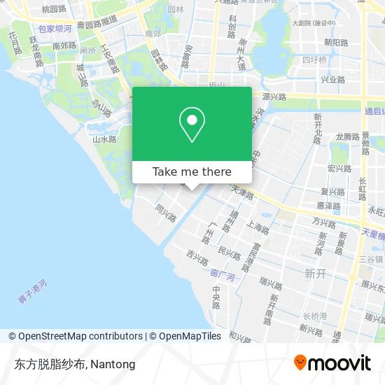 东方脱脂纱布 map