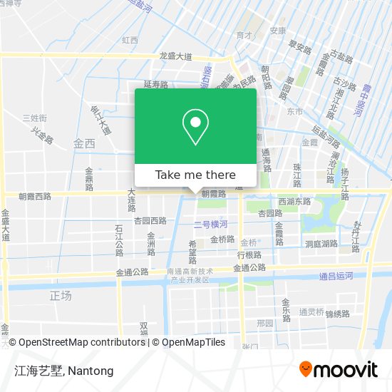 江海艺墅 map