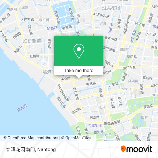 春晖花园南门 map