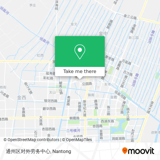 通州区对外劳务中心 map