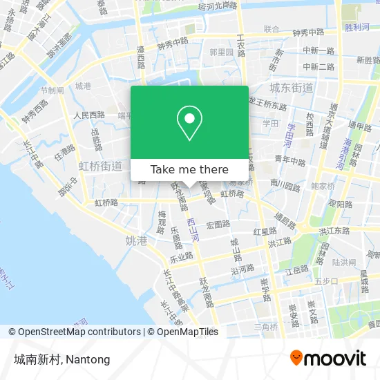 城南新村 map