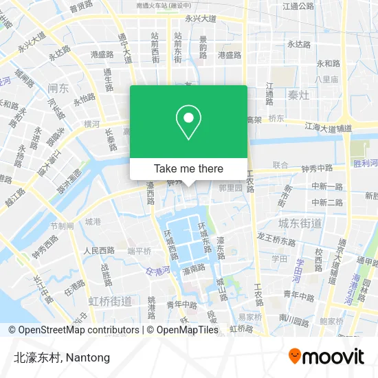 北濠东村 map