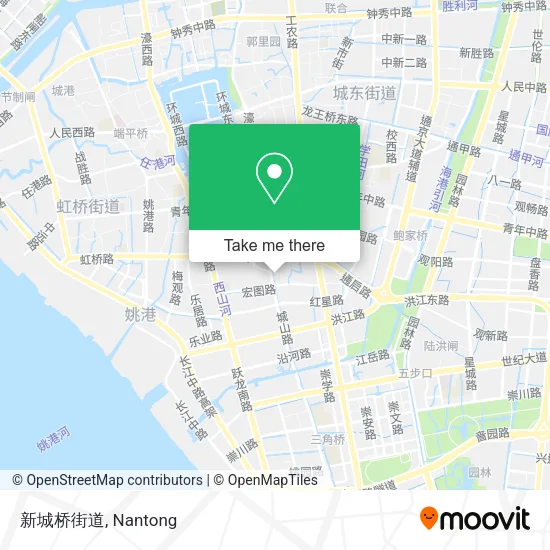 新城桥街道 map