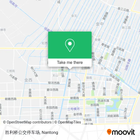 胜利桥公交停车场 map