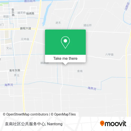 袁南社区公共服务中心 map