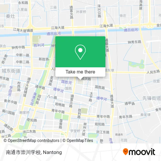 南通市崇川学校 map