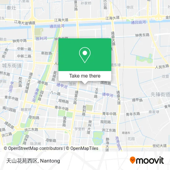 天山花苑西区 map