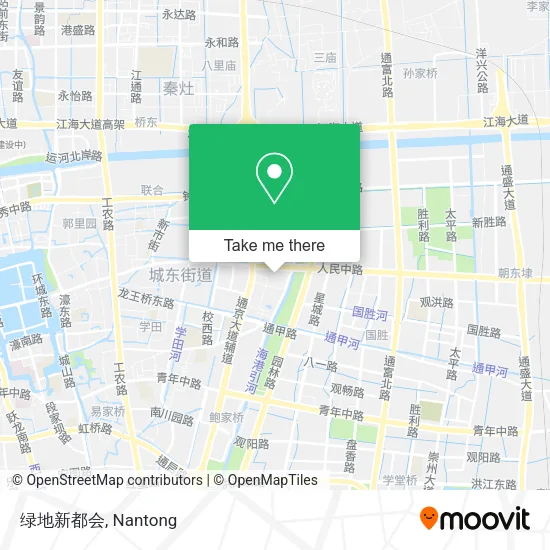 绿地新都会 map