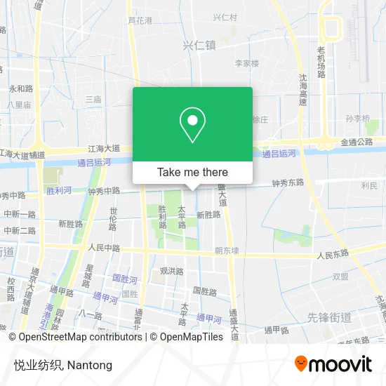 悦业纺织 map