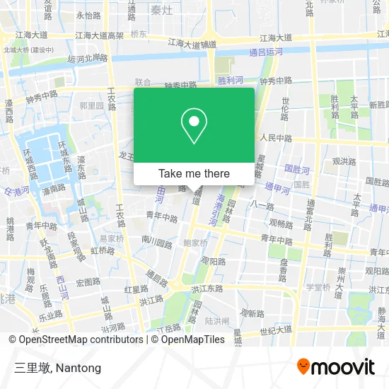 三里墩 map