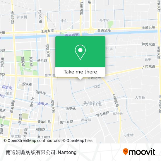 南通润鑫纺织有限公司 map