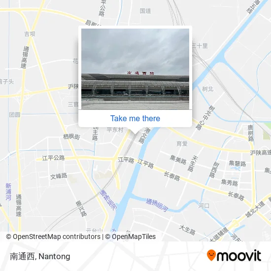 南通西 map