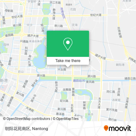 朝阳花苑南区 map