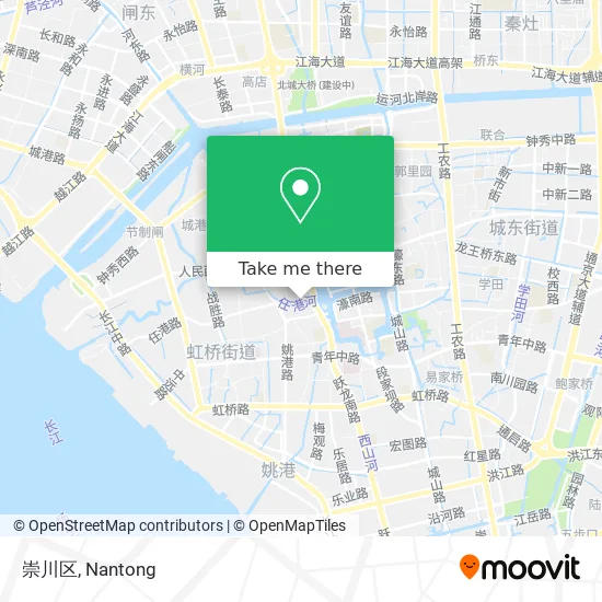 崇川区 map