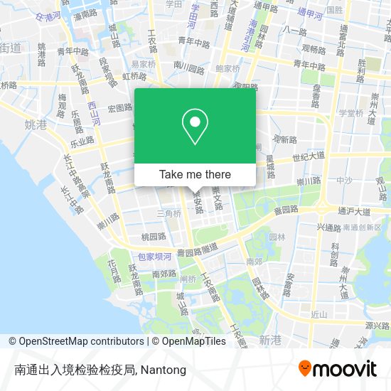 南通出入境检验检疫局 map