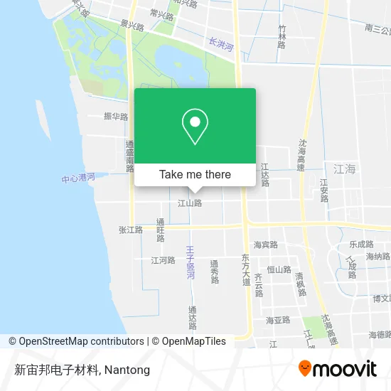 新宙邦电子材料 map