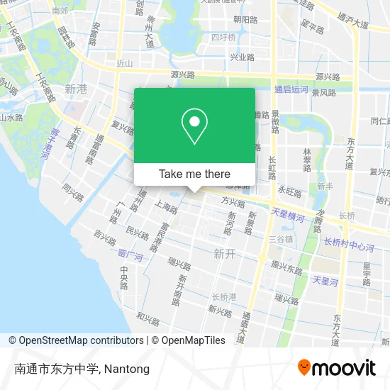 南通市东方中学 map