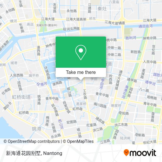 新海通花园别墅 map