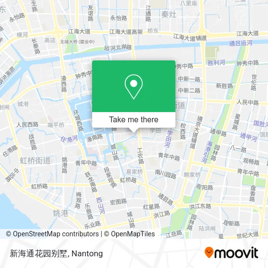 新海通花园别墅 map