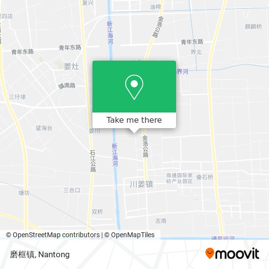 磨框镇 map
