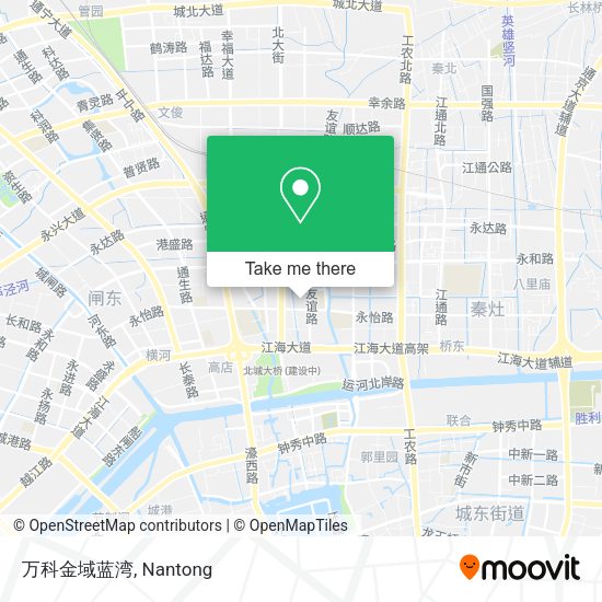 万科金域蓝湾 map
