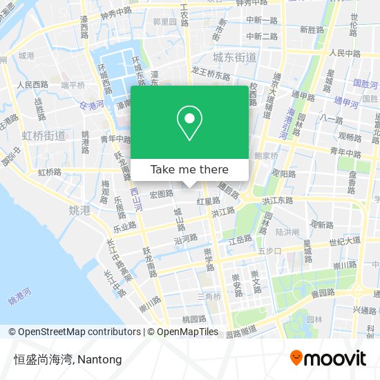 恒盛尚海湾 map