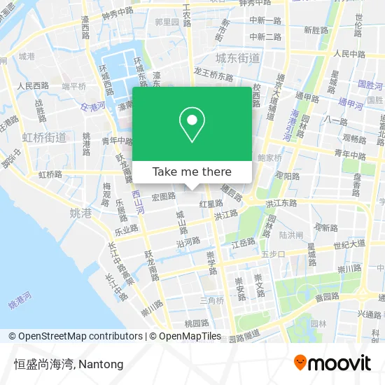 恒盛尚海湾 map