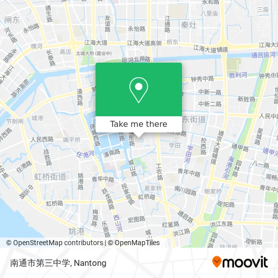 南通市第三中学 map