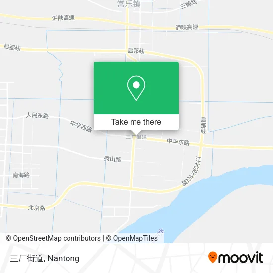 三厂街道 map