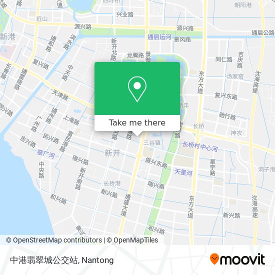 中港翡翠城公交站 map