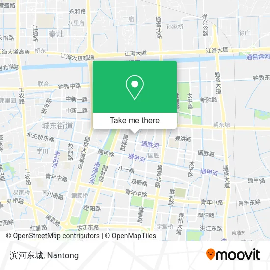 滨河东城 map